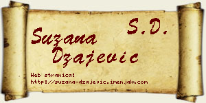 Suzana Džajević vizit kartica